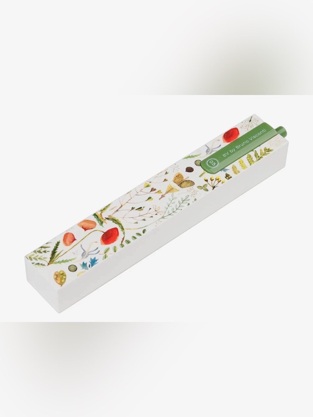 BV by Bruno Visconti Dreambox Ballpoint Click Pen in A Gift Box Greens & Flowers